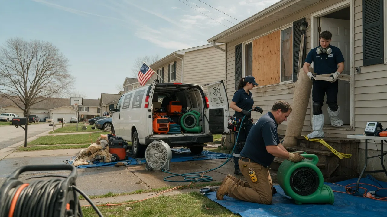 Water Damage Restoration in Bridgeton, IN near me